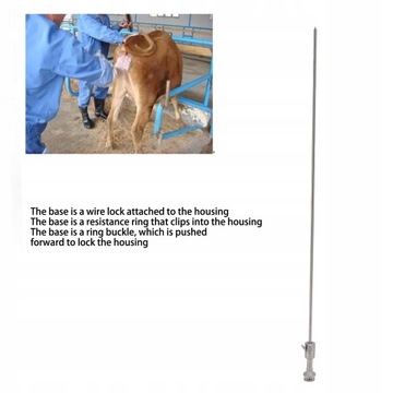 Трубка для осеменения крупного рогатого скота. Игла для осеменения из нержавеющей стали.