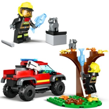 LEGO CITY ПОЖАРНАЯ МАШИНА 4x4 — БЛОКИ ДЛЯ СПАСАТЕЛЬНОЙ МИССИИ 60393