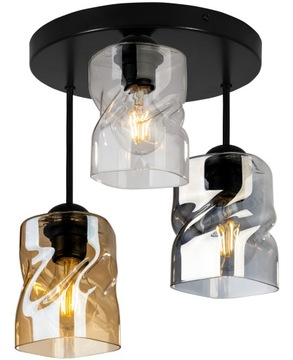 ПОТОЛОЧНЫЙ ПОДВЕСНОЙ СВЕТИЛЬНИК, СТЕКЛЯННАЯ СВЕТОДИОДНАЯ ПОТОЛОЧНАЯ ЛЮСТРА