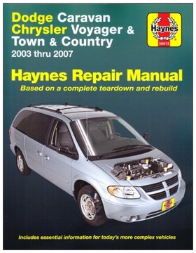 DODGE Caravan + Grand Chrysler Voyager Town & Country (2003-2007) instr 24h