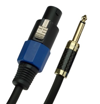 Kabel gł. KLOTZ 2,5mm2 SPEAKON - 6,3mm JACK - 5m