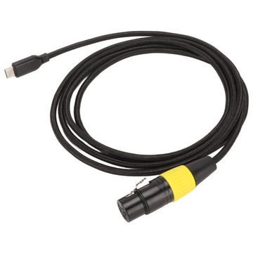 Кабель XLR — USB C, гибкий штекер типа C — XLR
