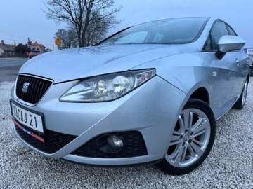 Seat Ibiza IV Hatchback 5d 1.4 MPI 85KM 2009 SEAT IBIZA niski przebieg, klima, nowy rozrząd, olej, pompa wody