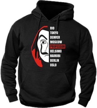 Bluza MĘSKA z kapturem DOM Z PAPIERU BELLA CIAO