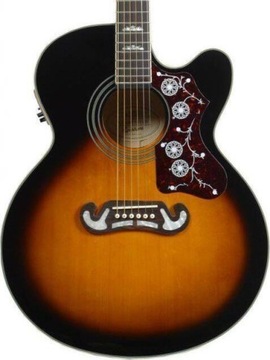 EPIPHONE J-200EC FISHMAN ПРОТИВ ЭЛЕКТРОННОЙ АКУСТИЧЕСКОЙ ГИТАРЫ