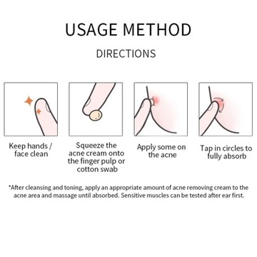 30 г мощного крема для лица от прыщей, удаляющего прыщи