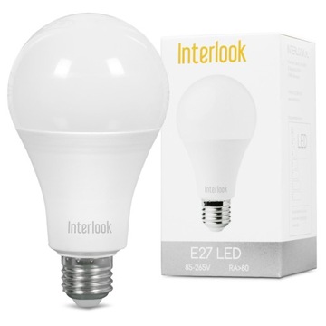Żarówka LED E27 22W=160W 2835 SMD BAŃKA Zimna