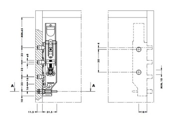 МОНТАЖНАЯ ПОДВЕСКА CAMAR 818 STRONG ДЛЯ КОМПЛЕКТА ШКАФА