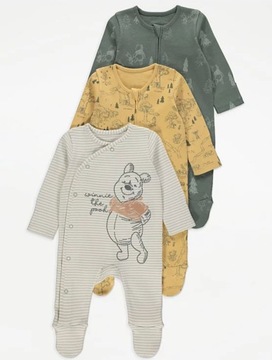 Disney_ 68-74__3 pack bawełniane pajacyki_nowe