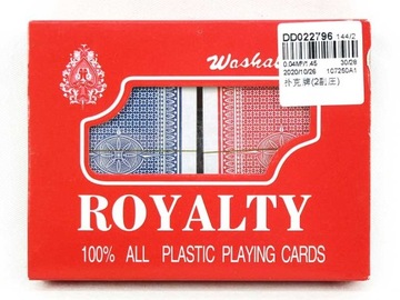 Классические игровые карты покрыты 2 талии