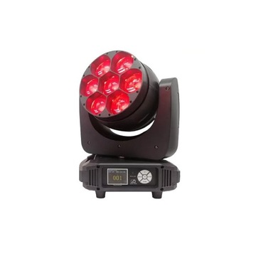 ПОДВИЖНАЯ МОЮЩАЯ ГОЛОВКА + ROTO 7X40W RGBW