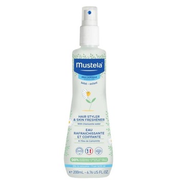 Mustela Hair Styler & Skin Freshener odświeżający spray ułatwiający P1