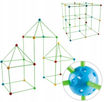 КОМПЛЕКТ СТРОИТЕЛЬНОЙ ТЕНТЫ x 175 ТРУБНЫХ ШАРИКОВ ФОРТ-ОСНОВАНИЕ Сделай сам