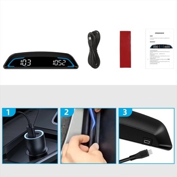 ДИСПЛЕЙ ПРОЕКТОР Светодиодный ЖК-дисплей HUD GPS СКОРОСТЬ USB