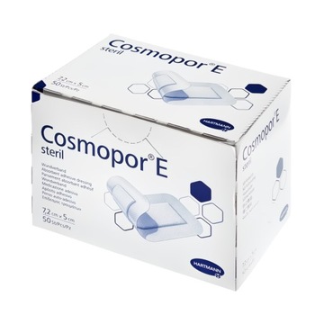 Cosmopor E PLASTER OPATRUNEK CHŁONNY 7,2x5cm STERYLNY HARTMANN 50 szt.