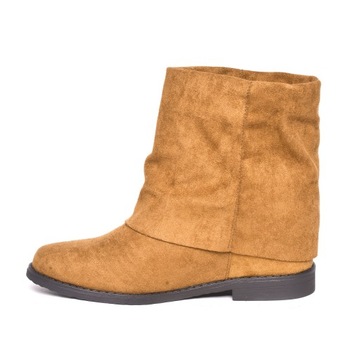 BUTY DAMSKIE OCIEPLANE CAMEL BOTKI NA KOTURNIE