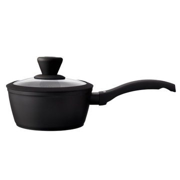 Rondel z pokrywką Stone Design Black 16 cm