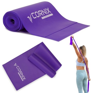 TAŚMA REHABILITACYJNA FLAT BAND 2 M GUMA OPOROWA 4 KG DO ĆWICZEŃ I FITNESS