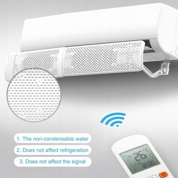 ОТРАЖАТЕЛЬ, ОБТЕКАТЕЛЬ, КРЫШКА КОНДИЦИОНЕРА, РЕГУЛИРУЕМАЯ