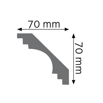 Потолочная планка Creativa by Cezar LGG-17 белая