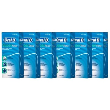 6x ORAL-B SUPER FLOSS NIĆ DO APARATÓW