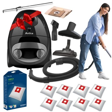 ODKURZACZ TRADYCYJNY WORKOWY AMICA PREMIUM 700W 5w1 - NAJNOWSZY MODEL