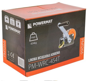 РУЧНАЯ ТРОСОВАЯ ЛЕБЕДКА КРЕНАТОЧНАЯ ЛЕБЕДКА 454КГ 5М