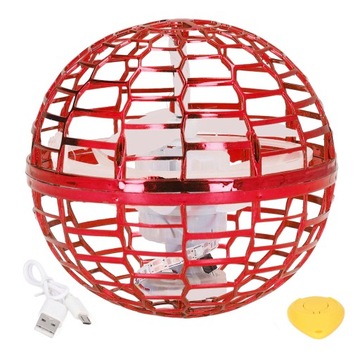 LATAJĄCA KULA UFO PIŁKA ŚWIECĄCA STEROWANA RĘKĄ