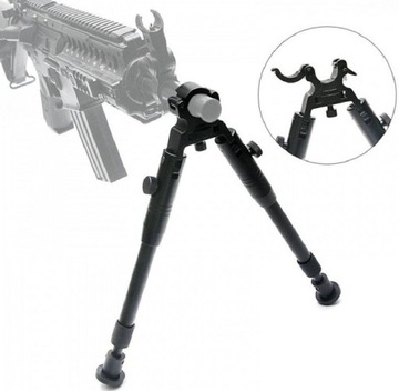 UNIWERSALNY STOJAK BROŃ BIPOD DWÓJNÓG NA LUFĘ