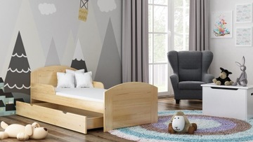 BILI 160x80 Кровать односпальная детская деревянная