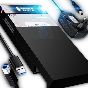 Obudowa dysku FORCE hub kieszeń na dysk HDD SSD 3,5