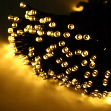 РОЖДЕСТВЕНСКИЕ ОГНИ НАРУЖНЫЕ ИНТЕРЬЕРНЫЕ СВЕТИЛЬНИКИ 300 LED ТЁПЛЫЙ БЕЛЫЙ