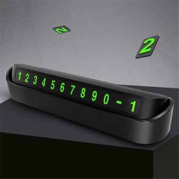 Табличка с номером телефона парковки