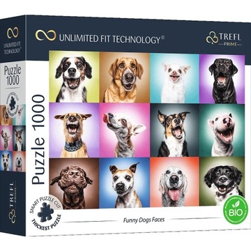Puzzle 1000 el TREFL Funny Dog Faces WESOŁE PSY
