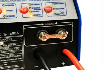 BASS PROSTOWNIK SAMOCHODOWY 6/12V Z ROZRUCHEM 75A + KLEMA WYŁĄCZNIK MASY