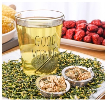 ZAPARZACZ DO HERBATY ŻIÓŁ STALOWY Z ŁAŃCUSZKIEM