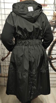 Куртка Пальто с капюшоном, нейлон By Love Me, чёрное BLM