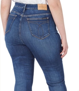 CALVIN KLEIN PLUS SPODNIE JEANSY CASUAL W 42 RXE