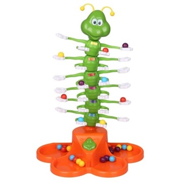 GRA ZRĘCZNOŚCIOWA TAŃCZĄCA STONOGA GĄSIENICA KULKI