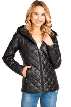 ПУХОВИК ПЕРЕХОДНЫЙ ЖЕНСКИЙ СТЕГАНЫЙ, БЕЛЫЙ