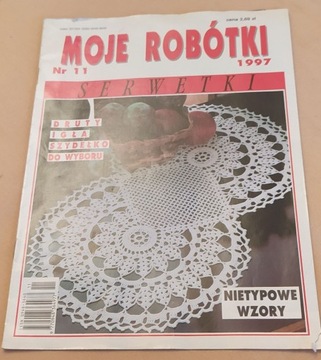 Czasopismo Moje robótki serwetki 11/1997