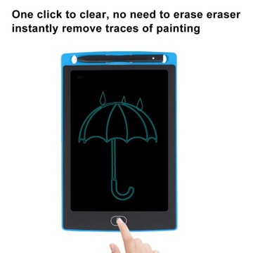 8,5-дюймовый ЖК-блокнот для письма для детей, умная доска для написания граффити, монохромная рука