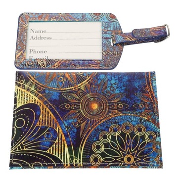 1 КОМПЛЕКТ ДОРОЖНЫЙ ЧЕХОЛ ДЛЯ ПАСПОРТА ЛЕГКАЯ ВЕШАЛКА ДЛЯ БАГАЖА ЧЕМОДАН TA