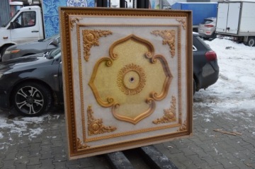 позолоченная потолочная розетка 150x150 см украшение фонарного столба