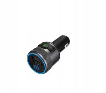 TRANSMITER FM BLUETOOTH USB TYP C QC 3.0 + PD BASS