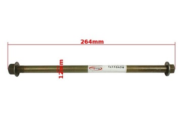 OŚKA oś WAHACZA wahacz ATV 110 125 śruba m12/264 quad kxd