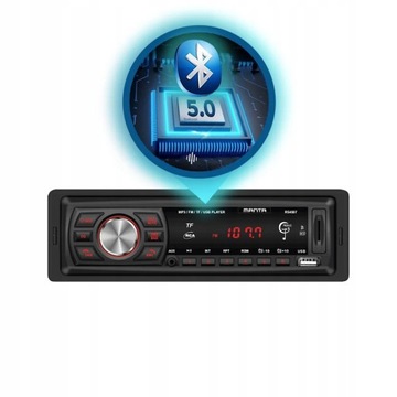 Car Radio Radio Bluetooth FM 1din USB Mp3 Aux SD LED RDS