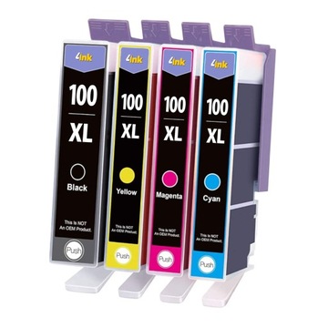 4x TUSZ 100XL DO LEXMARK Pro706 Pro708 Pro709