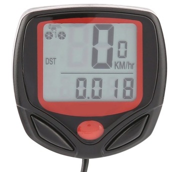 Водонепроницаемый велосипедный регистратор с 14 функциями, сборочный комплект с ЖК-дисплеем + аккумулятор