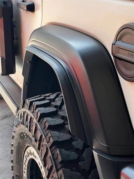 DOKŁADKI POSZERZEŃ BŁOTNIKÓW 5CM WRANGLER JL 2018+